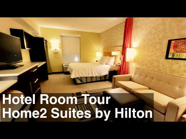 Home2 Suites by Hilton Breakfast and Hotel Room Tour