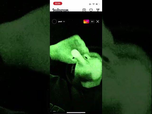 Yeat Plays A New Snippet (Shmunk ft. NBA YoungBoy) on IG Live (Oct 3, 2022)