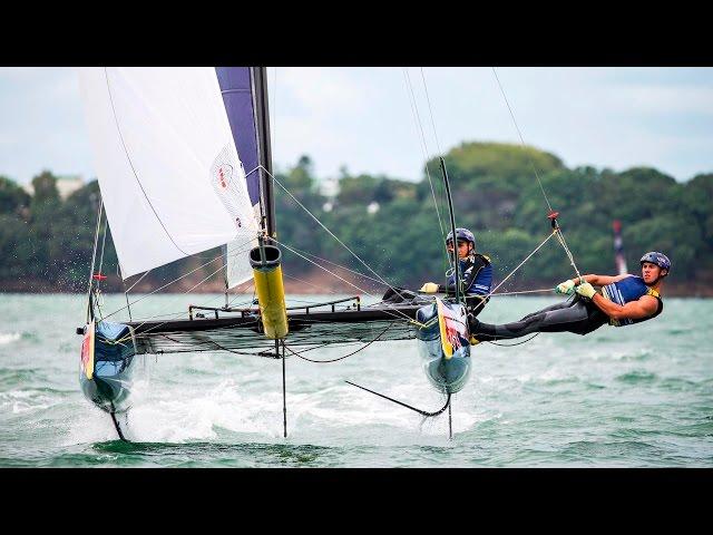 Sailing the "Flying Phantom" Catamaran in New Zealand