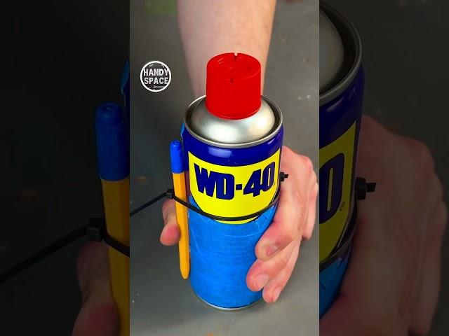 Next Level! Life Hack with WD-40 and a Pen! #tricks