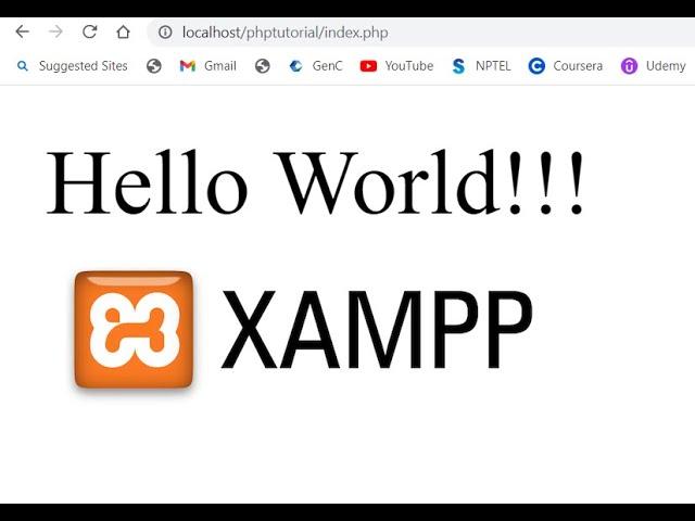 How to run PHP file on localhost | XAMPP server