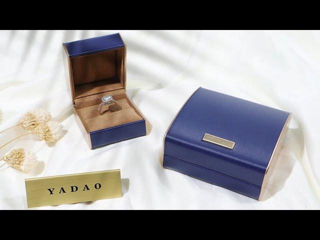 Yadao Factory | Blue jewelry boxes | Spray painted jewelry box | Jewelry Packaging Manufacturer