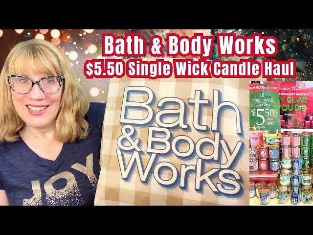 Bath & Body Works $5.50 Single Wick Candle Haul