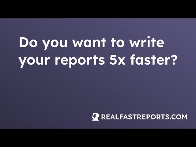 How to write school reports faster