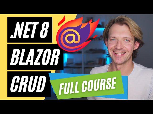 CRUD w/ Blazor in .NET 8  All Render Modes (SSR, Server, Wasm, Auto), Entity Framework & SQL Server