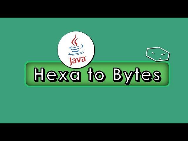 hexadecimal string to byte array in java