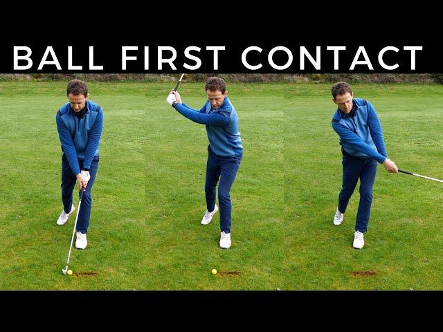 How To Hit the Ball Then The Turf With Your Irons - Magic Drill