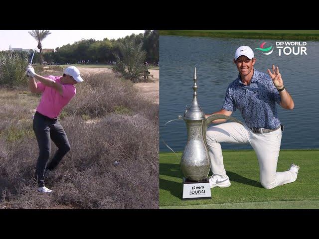 Every Shot From Rory McIlroy at the Hero Dubai Desert Classic