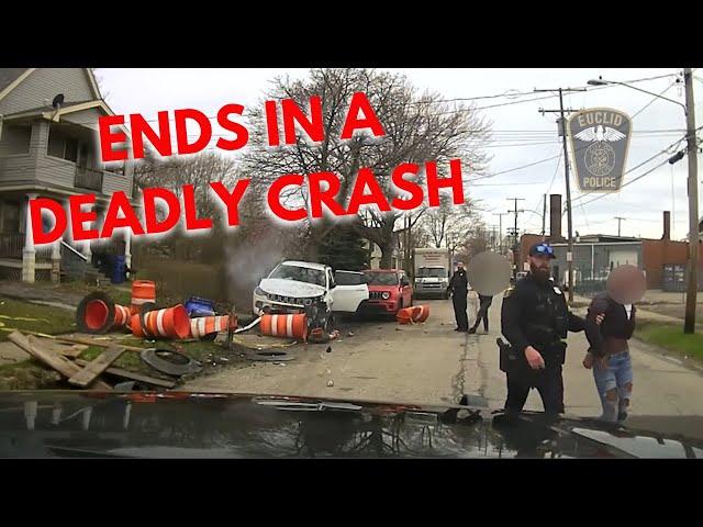 Deadly Crash After A High Speed Police Chase In Euclid Ohio