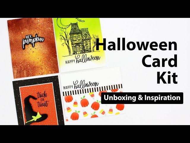 Simon Says Stamp Limited Edition Halloween Card Kit : Unboxing & Inspiration