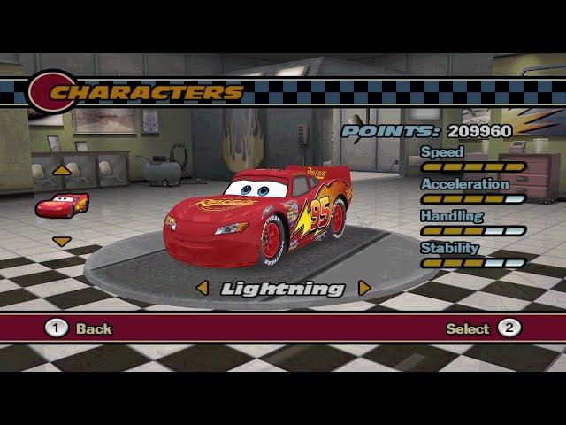 Cars Wii - Lightning Gameplay (Dolphin)