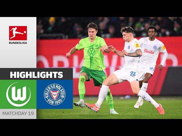 Kiel Snatches Point From Wolfsburg | VfL Wolfsburg - Holstein Kiel 2-2 | Highlights | Bundesliga