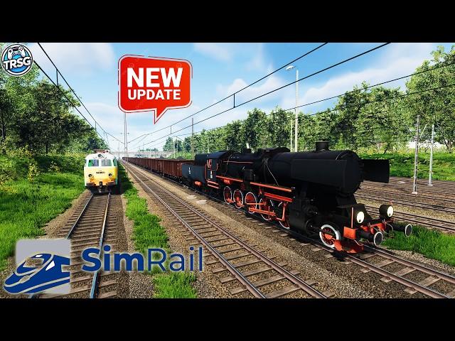 SimRail Full Release - New Big Update, Ty2 Steam Locotive, New Route Tunel - Krakow and More! #31