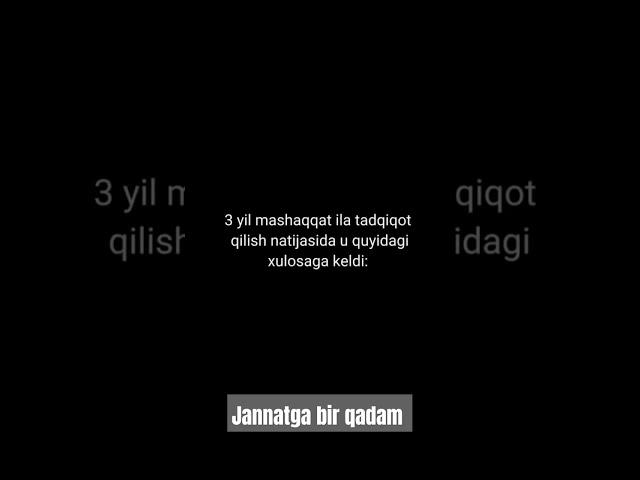 Oxirigacha koʻring ‼️ Ollohning 99ismidagi yashirin sirlar #jannatga bir qadam #yodlaymiz