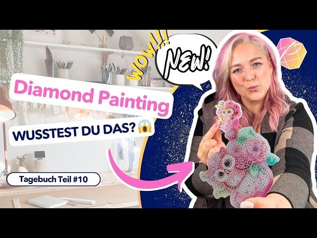 Neuheiten im ShopSticker-Einhorn und Magnet-Eulen, auch für Kinder Diamond Painting Tagebuch#10