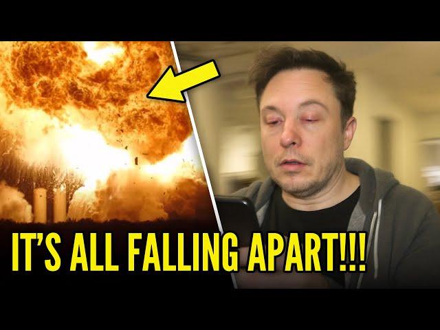 Elon CRASHES HARD as His Company LITERALLY BURNS