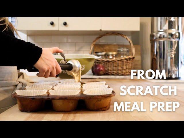 Weekly Homemade Kitchen Restock & Reset | From Scratch Meal Prep for 2