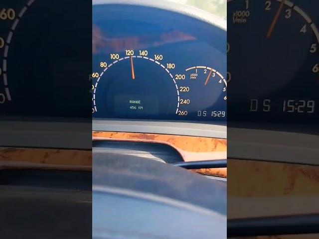 и что !? такой вот странный расход бензина #amg #mercedes #w220