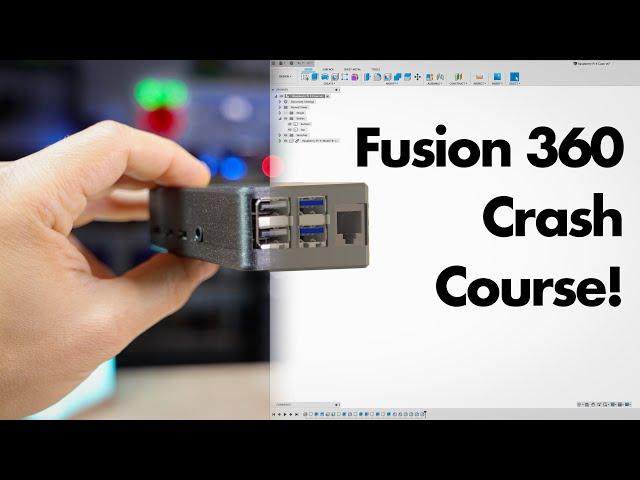 Fusion 360 Crash Course: Create your own designs for 3d printing!