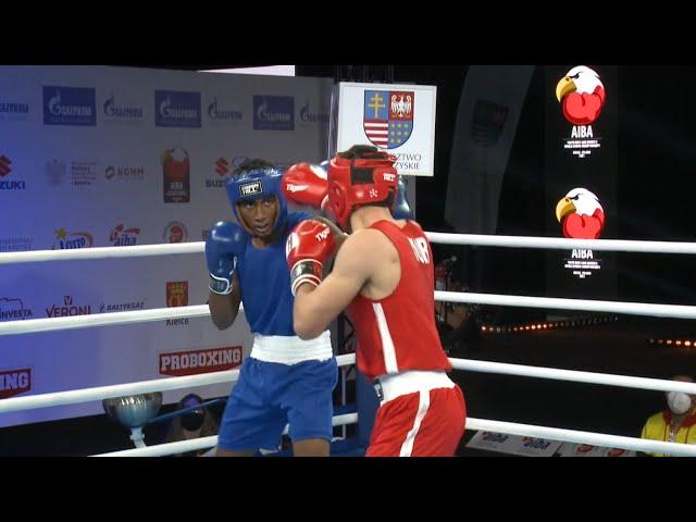 Kielce 2021 Session11B (M69kg) KAYA Cem (TUR) vs PRIETO Piero (ECU)