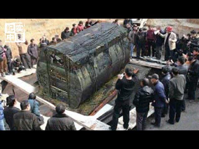 The largest copper coffin unearthed in Hubei, weighing 9 tons