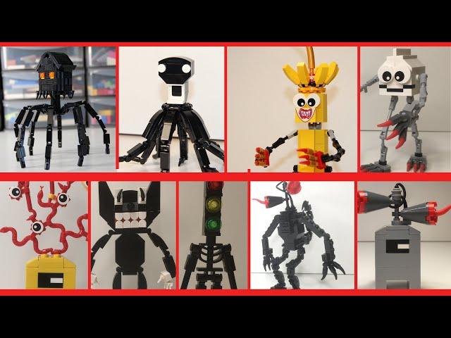 ВСЕ ТВОРЕНИЯ Тревора Хендерсона. How To Build LEGO All Trevor Henderson Scary characters