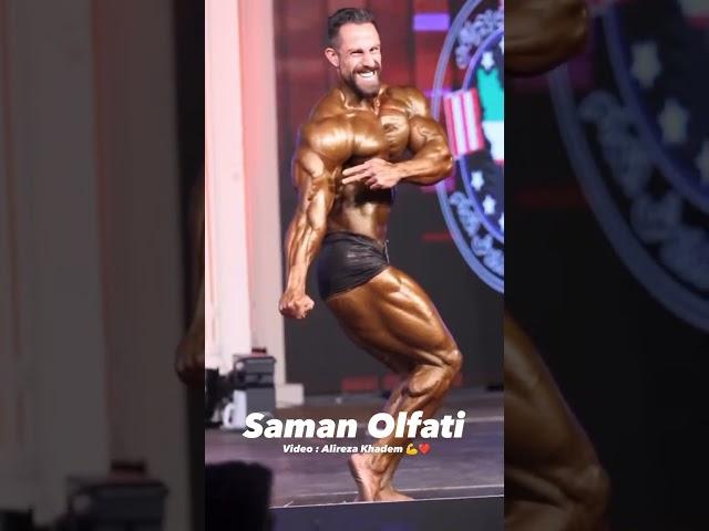 Saman Olfati posing