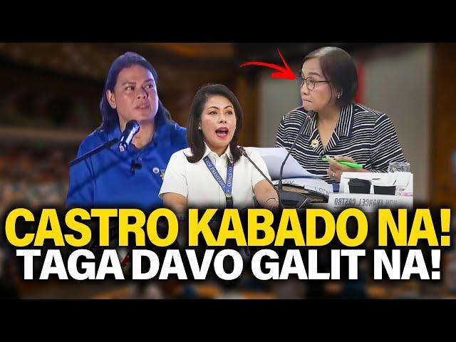 FRANCE CASTRO KABAHAN KANA! CASTRO LAGOT SA RESBAK NI VP SARA