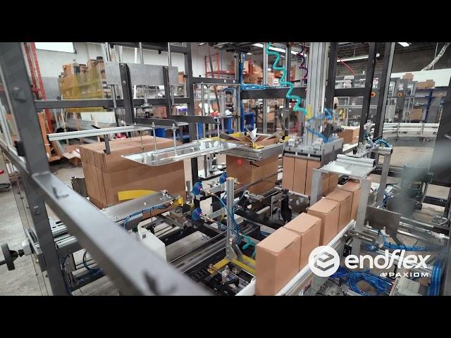 EndFlex Boxxer All-In-One Case Packer for Packaging Cartons into Boxes