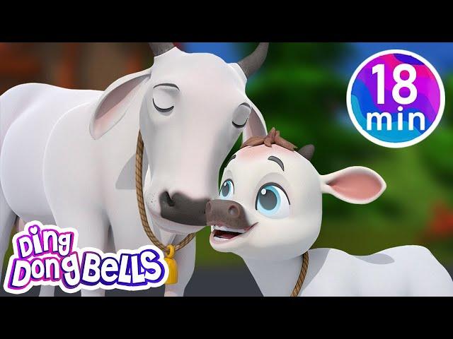 Meri Gaiya Aati Hai + 7 More Popular Hindi Learning Rhymes | Best Poems for Toddlers | DingDongBells