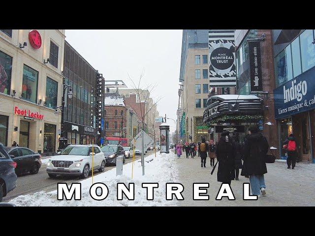 Walking in Downtown Montreal: Museum of Fine Arts, Crescent St, Ste Catherine St and More!