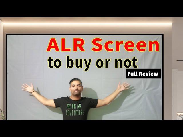 ALR Projector Screen | Better than a Led Tv / Affordable ALR grey screen