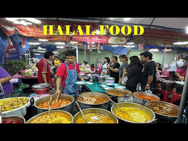 [4K TH] Halal Thai Street Food in Bangkok | AMAZING THAI ROTI Food Tour | Bangkok'