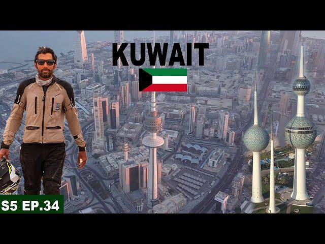 KUWAIT The MYSTERIOUS Country| S05 EP.34 | PAKISTAN TO SAUDI ARABIA MOTORCYCLE