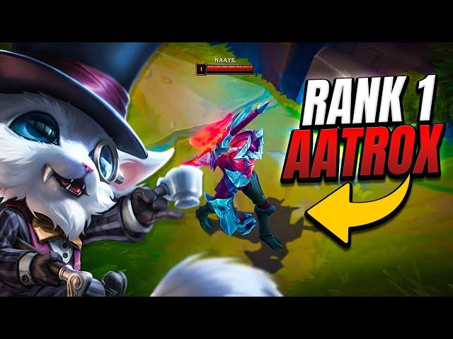 EU RANK 1 AATROX NAAYIL MEETS MY GNAR!!