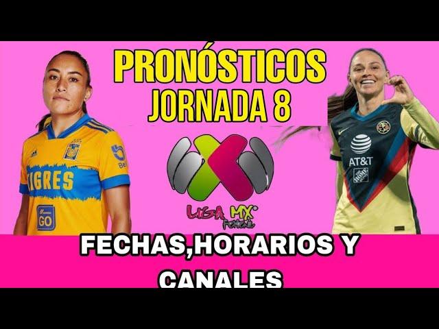 JORNADA 8 LIGA MX FEMENIL CLAUSURA 2025, FECHAS HORARIOS Y CANALES