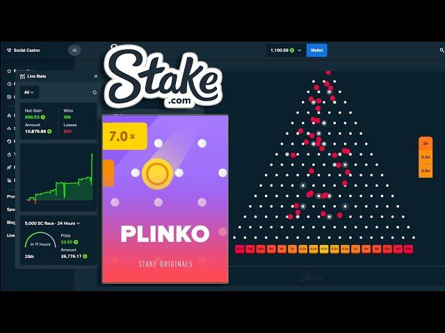 I Tested "GUARANTEED" Plinko PROFIT (4) Strategies and it WORKED... (Stake)