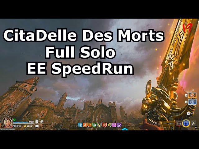 Citadelle Des Morts Full Solo Easter Egg SpeedRun (all swords black ops 6 Zombies)