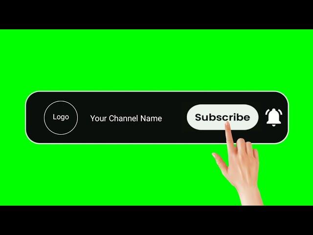 Subscribe Button Green Screen | Green Screen subscribe button | subscribe green screen No Copyright