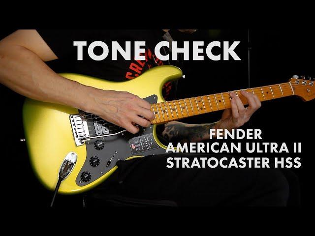 TONE CHECK: Fender American Ultra II Stratocaster HSS Demo | Cream City Music