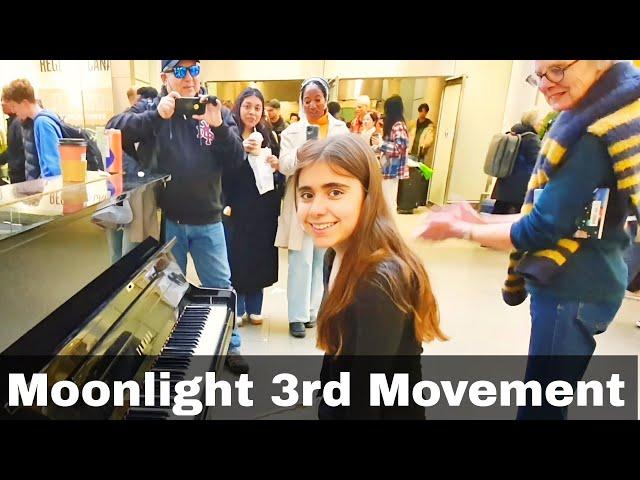 Moonlight Sonata (3rd Movement) - On The Public Piano #beethoven #moonlight