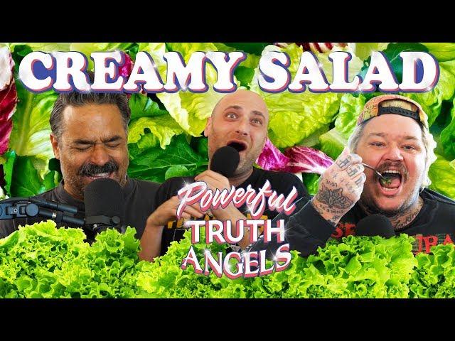 LASSENS CREAMY VEGAN SALAD REVIEW ft. Heavvy | Powerful Truth Angels | EP 13