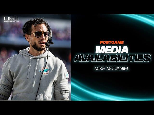 Coach Mike McDaniel meets with the media after #MIAvsLAR | Miami Dolphins