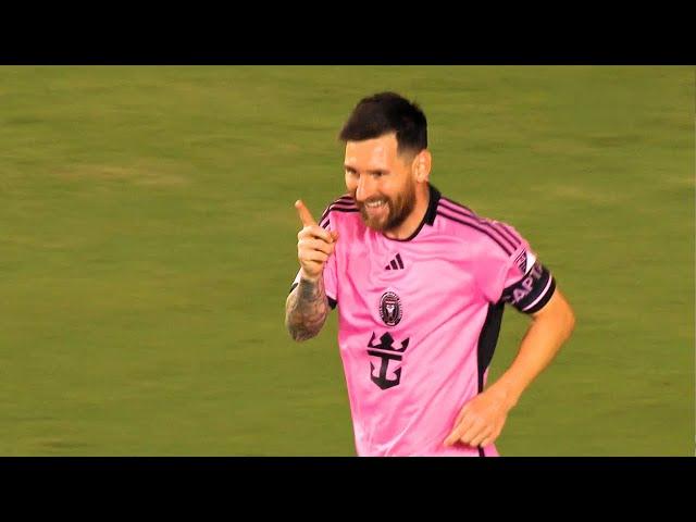 Lionel Messi GOATed vs New England - Amazing HAT TRICK!