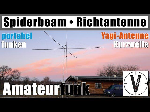 Spiderbeam • Antenne 10-15-20 m • Amateurfunk • Vorstellung • Yagi-Antenne • Richtantenne • deutsch