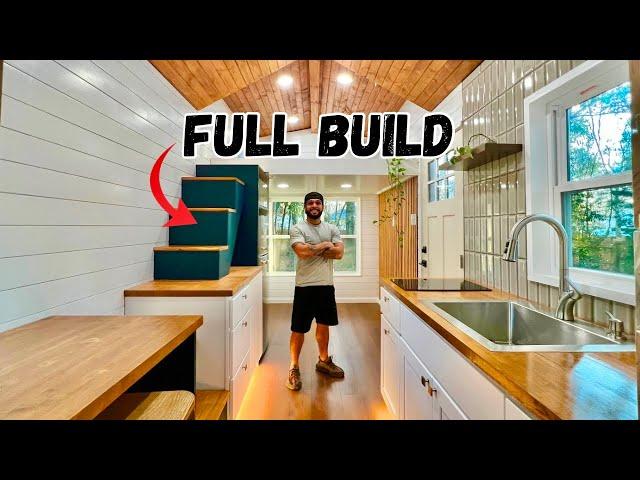 How I built A DIY Tiny Home on wheels | FULL BUILD