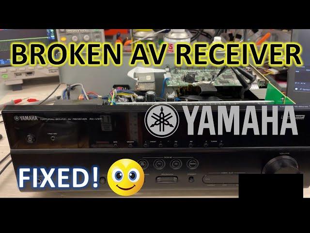 Yamaha RX-V371 Repair and Test