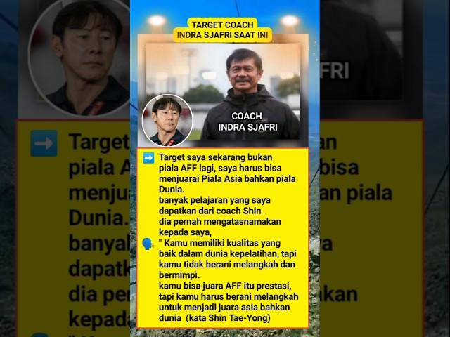 TARGET INDRA SJAFRI SAAT INI