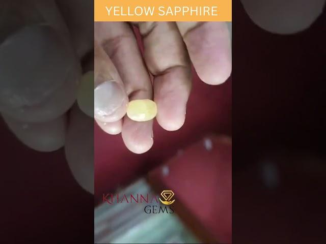 YELLOW SAPPHIRE  CNO 3205D11004 WT 6 37 CT