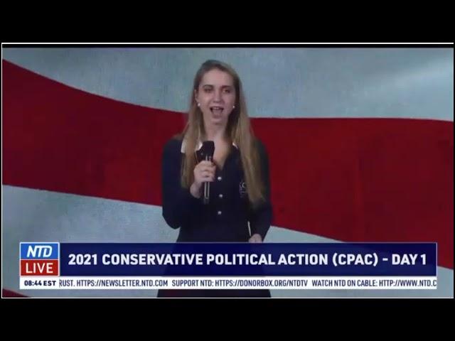 National Anthem performed at CPAC 2021